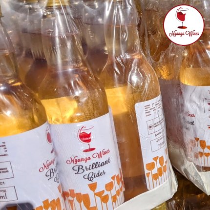 Crates of Apple Wine