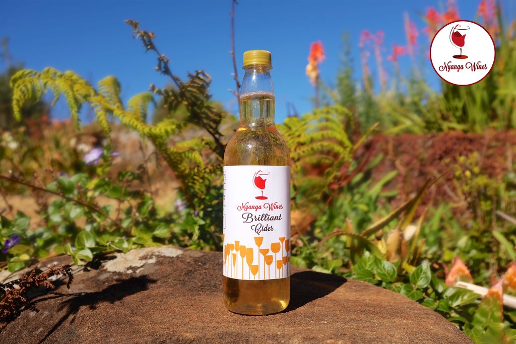 Bottle of Nyanga Wine Brilliant Cider